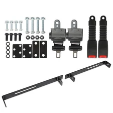 42 "35" 6.9'Golf Cart Seat Belt Bracket Kit For EZGO Yamaha Club Car retractable