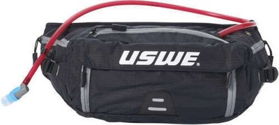 USWE Zulo 6 Schwarz Carbon 1.5L Belüftet Hip Pack Pnp Schlauch 2064101 3519-0104