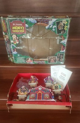 Mr. Christmas 1993 Mickeys Clock Shop 21 Christmas Carols WORKS