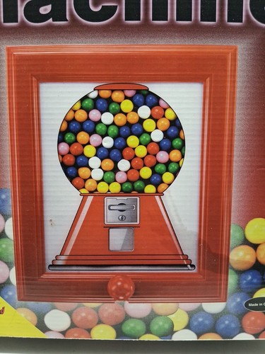 NEW▪︎On The Wall Gumball Machine ~ Red Picture Frame Gumball▪︎BRAND NEW IN BOX - Picture 2 of 6