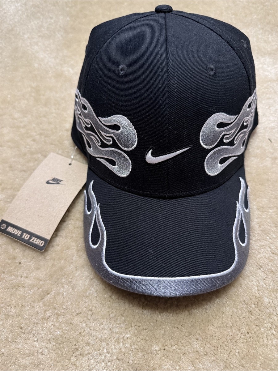 New Mens Nike Club Structured OG Flame Cap Size L/XL IH9258-010