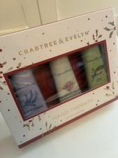 Crabtree & Evelyn Hand Therapy Set Lavender Caribbean Island Lily MADE IN USA