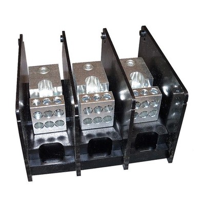 MERSEN MPDB67563 Power Distr Block,Al,1000V AC/DC 25CC27