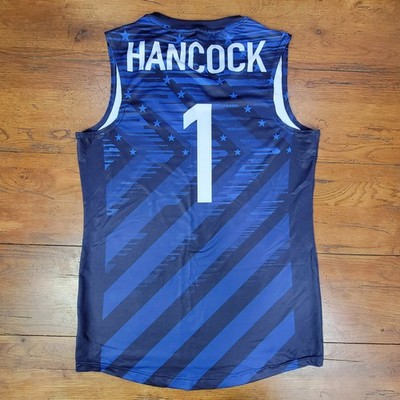 Micha Hancock Volleyball Jersey Mizuno Large USA 1 Olympic Athlete