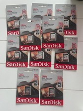 NEW 8x Lot SanDisk Ultra 16GB 80MB/s SD SDHC SDSDUNB Camera Card Lot 2 x 80 GB