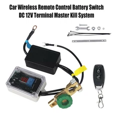 CAR MASTER KILL SYSTEM REMOTE CONTROL BATTERY DISCONNECT CUT OFF ISOLATOR
