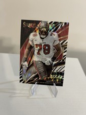 2025 Panini Select - Club Level Tristan Wirfs #238 Zebra Prizm