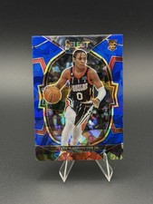 2022-23 Select - Concourse TyTy Washington Jr. #70 Blue Cracked Ice Prizm (RC)