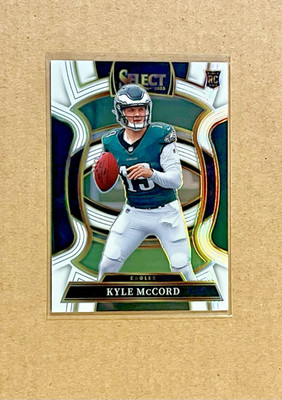 2025 Panini Select Kyle McCord Rookie Concourse White /35 #91 SP Eagles RC