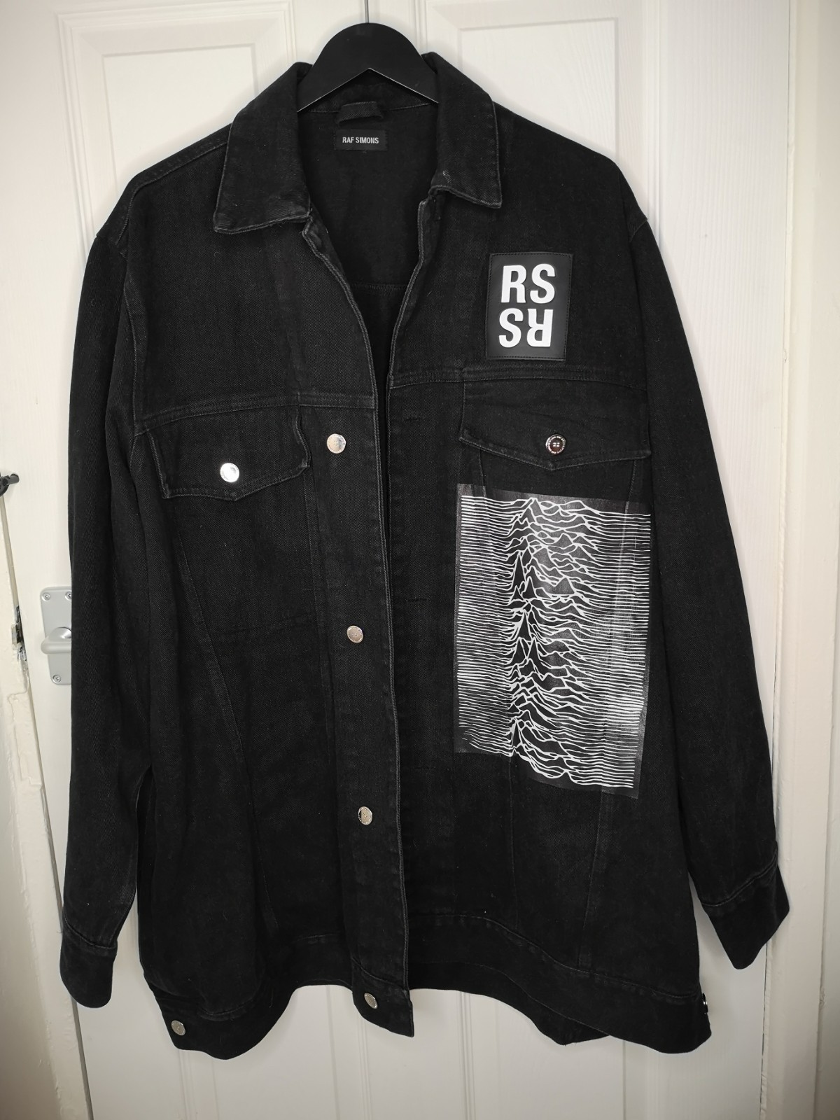 Raf Simons Joy Division Oversized Denim Jacket Size S