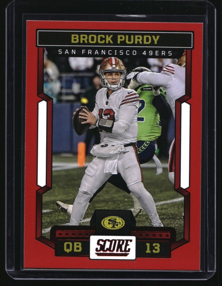 2023 Panini Score #169 Brock Purdy Red
