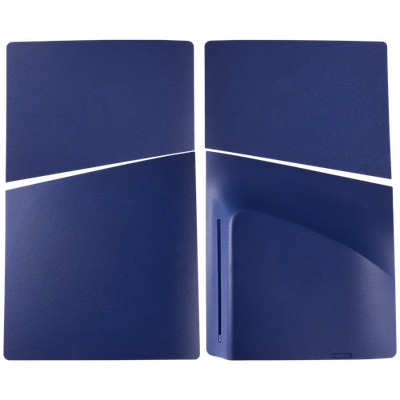 PS5 SLIM Faceplate Cover Panels (Top & Bottom, Disc Edition, Deep Purple Blue)