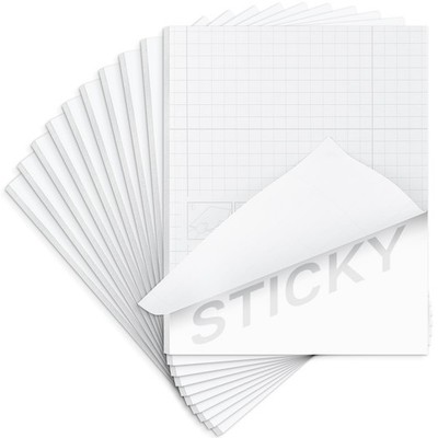 Golden State Art, 11x14 One Side Self Adhesive White Foam Boards 10 Pack 3/16...