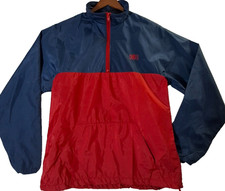 Vintage Bill Rodgers 1/2 Zip Running Jacket Mens Medium Windbreaker USA Made 80s
