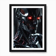 Terminator Art Print Framed Wall Art Poster Canvas Print Picture
