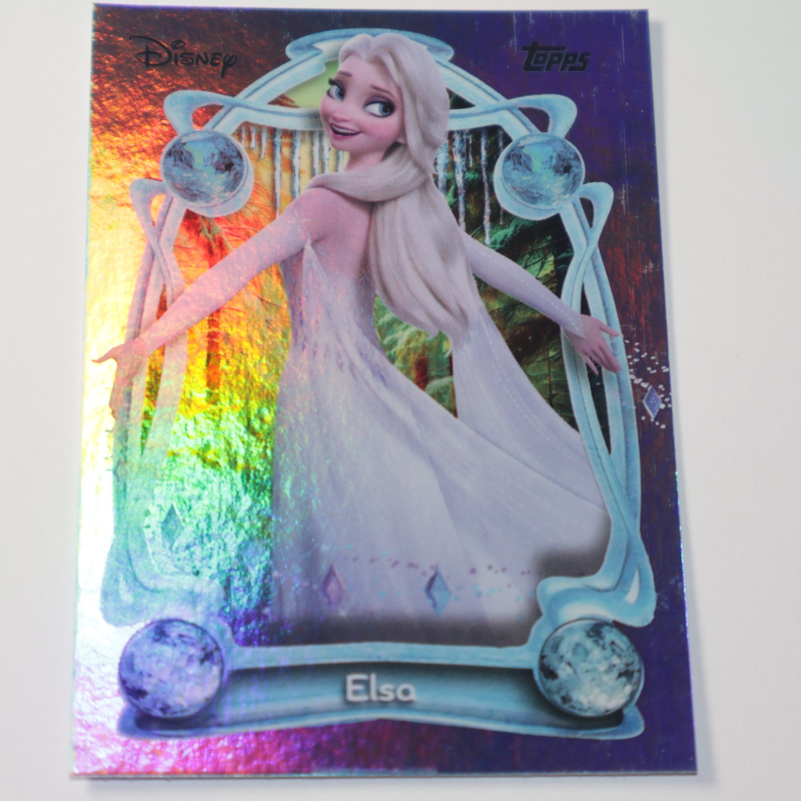 2025 Topps Disney Wonder #82 Elsa Winter Foil