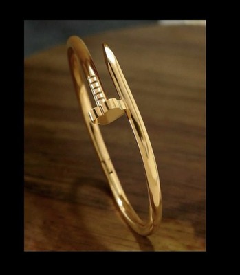 2 Stück Armband 18 Karat vergoldet Edelstahl