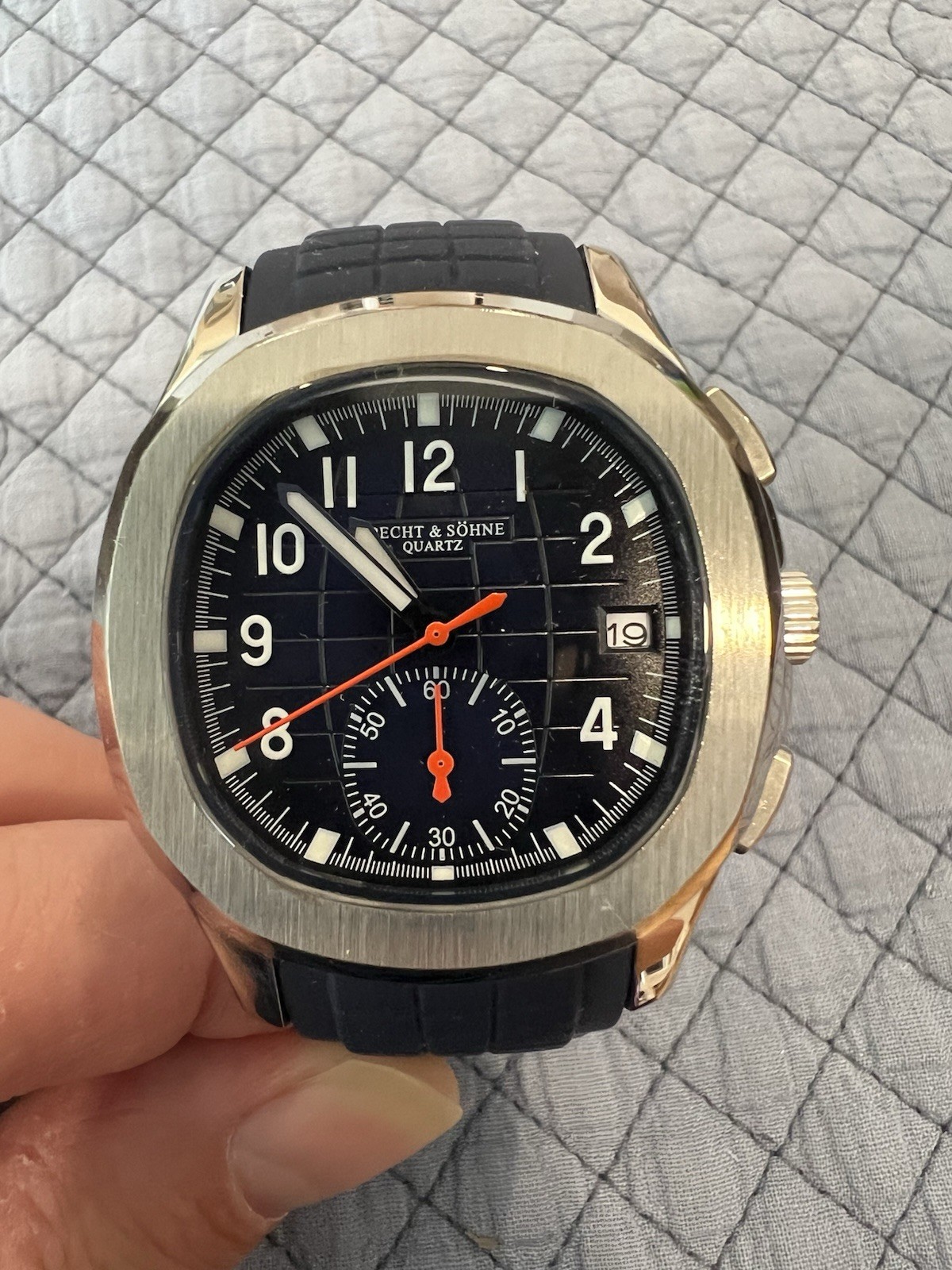 Specht & Sohne Men's Automatic Watch Aquanaut Style Chronograph 41mm