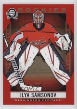 2018-19 O-Pee-Chee Coast to Canadian Tire Rookies Red SSP Ilya Samsonov #184 0tf