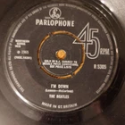The Beatles – Help! / I'm Down 7" Single Record 1965 Parlophone Pop Rock 45 RPM