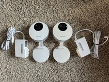 Lot Of 2 Samsung Smart Cam SNH-P6410BN Camera and Power Adapter