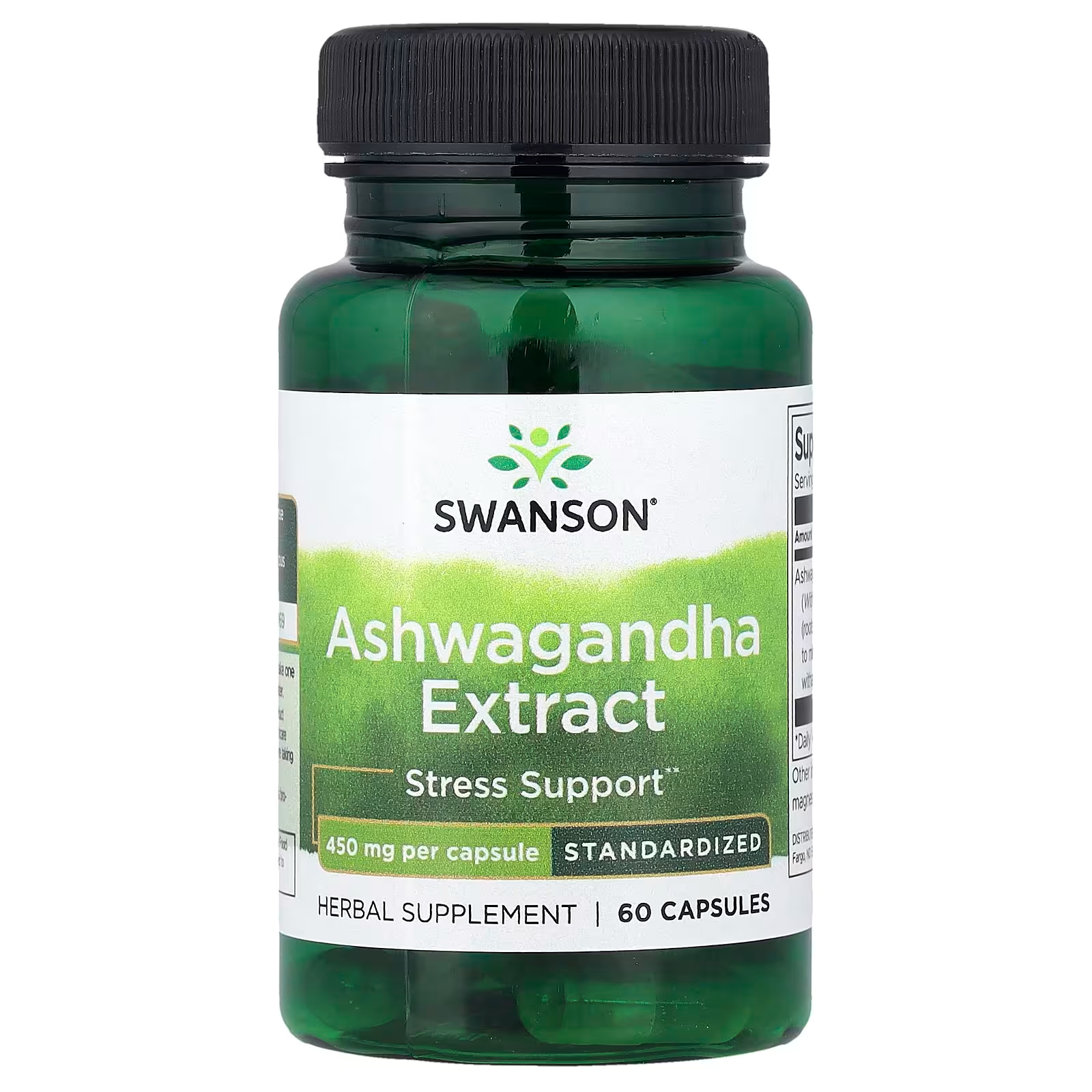 Ashwagandha Extract 450mg 60 Caps - Stress Relief Adaptogen Supplement