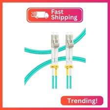 FLYPROFiber- OM4 Fiber Patch Cable 1M/3ft, LC to LC Multimode Duplex, 50/125um L