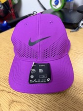 Nike Dri-FIT ADV Rise Perforated Size M/L Tennis Golf Hat Unisex Purple
