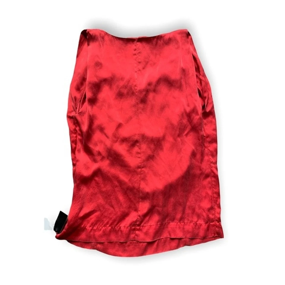 Camiseta sin mangas Vivienne Westwood Anglomania roja seda holgada UE 40 NUEVA CON ETIQUETAS Foto 2 de 4