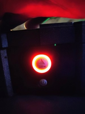 Custom ORANGE modded Original OG Xbox Power Eject button PCB