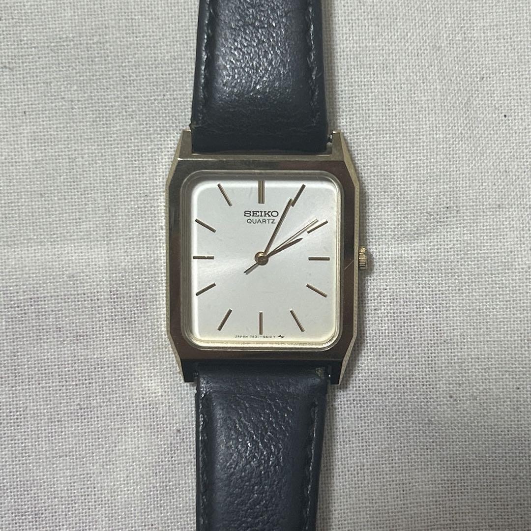 Seiko 7431-5370 25.5mm Quartz Watch with 18mm Lug Width Pre-Owned