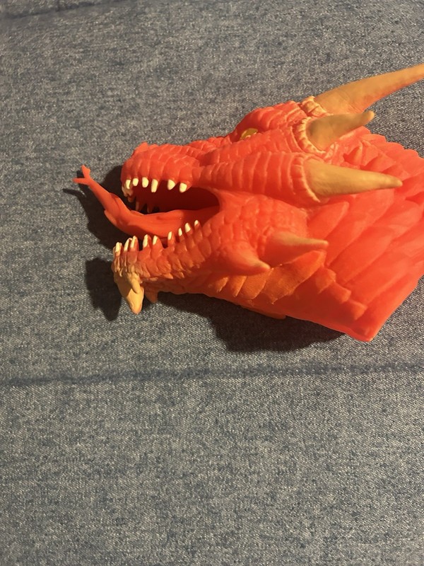 UnbrandedDRAGON HEAD PUPPET TOY -Material Rubber Hand Puppet- 9 In Long, 4.5 In 