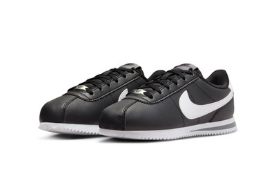 Sz 5.5Y - Nike Cortez GS 'Black White'