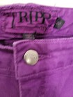 TRIPP NYC Purple Denim Pants Jeans Stretch Skull Studs 5 Pocket Size 22 — photo 4