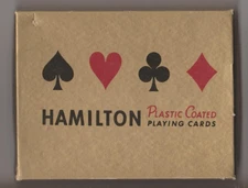 Hamilton Playing Cards Plastic Coated 2 Decks Horses Equestrian NEW IN CASE