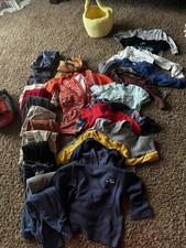 Little Boys 18-24month Clothing Lot Includes Pants, Shirts, Bathing Suit
