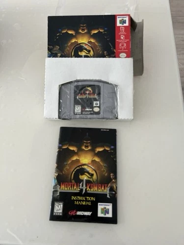 Nintendo 64 Mortal Kombat 4 US Version NTSC Inkl. OVP, Anleitung,
