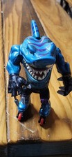 Vinyl action figure, Mattel Street Sharks Streex (Blades) with roller blades. 