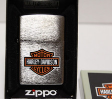 Zippo Lighter Harley Davidson Motor Logo - Made in USA - New in Box