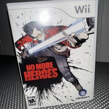 No More Heroes (Nintendo Wii, 2008) CIB Complete With Manual Tested