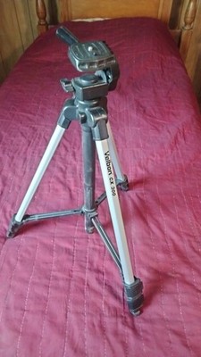 Velbon CX-300 Tripod Adjustable Legs Lightweight with 3-Way Fluid Pan Head