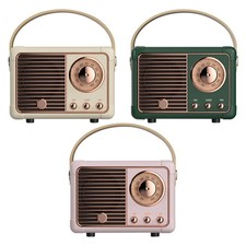 Retro Bluetooth Speaker Vintage Decor Wireless Bluetooth Speaker for Office Desk