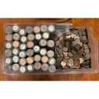 Bulk US Lincoln Wheat & Memorial Penny Collection 21lb Tubes & Loose