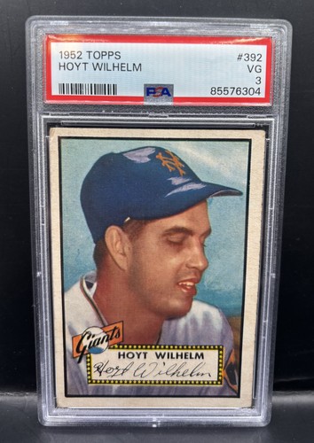 1952 Topps Hoyt Wilhelm #392 card