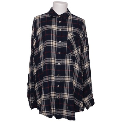 Primark Cares, Flanellhemd, Größe: M, Blau/Weiß/Rot, Baumwolle/Viskose #Lzi