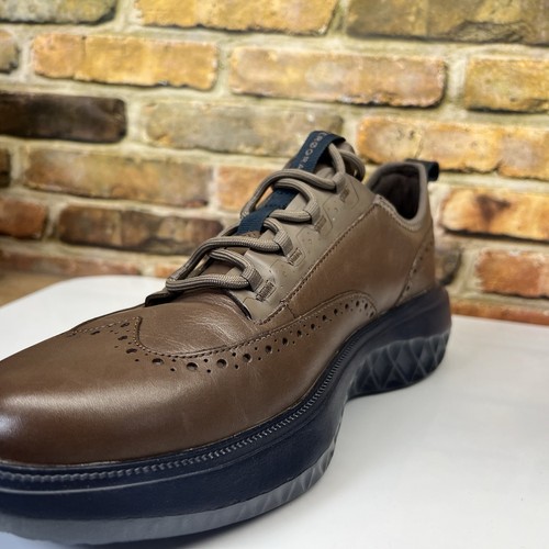 Cole Haan Zerogrand WFA Sneaker Oxfords Men's Size 10.5 M Brown Black C40446 - Picture 8 of 12