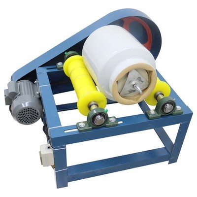 220V Horizontal Laboratory Ball Mill with Alumina Ceramic Grinding Balls, 10L Ce