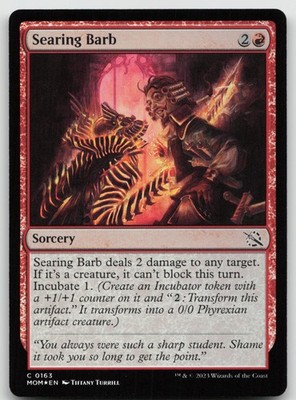 Searing Barb FOIL 163 March of the Machine NM