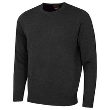 Image of Oscar Jacobson Mens 2026 Westfield Crew Neck Soft Knit Golf Sweater 50% OFF RRP