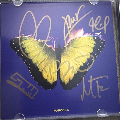 Maroon 5 - Scheda Inserto Firmata "l'amore È Come" CD Autografata Dalla Band - Come Nuova prezzo ebay